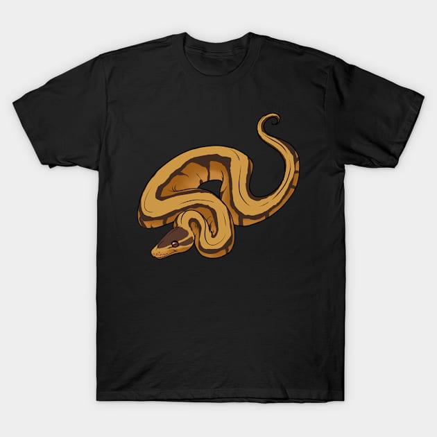 Genetic Stripe Ball Python T-Shirt by TwilightSaint